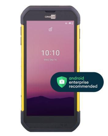 CipherLab RS35 - A10, LTE/BT/WIFI/GPS/NFC,4/64G RAM/ROM,SR 2D Imager,5.5" HD+,13/5MP Rear/Front,UK,Snap on,GMS - W126401484