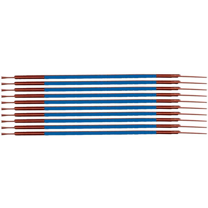 Brady Clip Sleeve Wire Markers Size 03, Nylon, Blue, 1.00 mm - 1.30 mm - W126056618