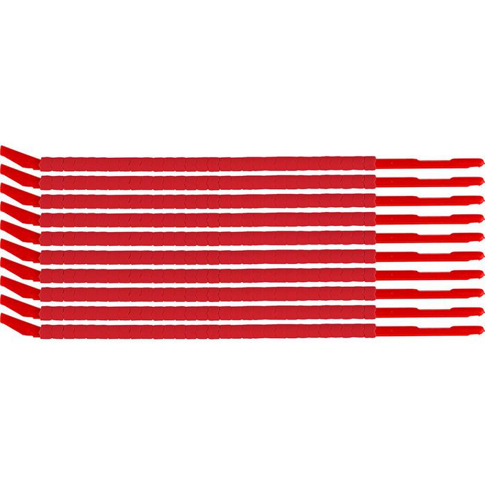 Brady Clip Sleeve Wire Markers Size 10, Nylon, Red, 2.80 mm - 3.30 mm - W126057061
