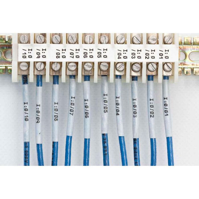 Brady Gauge Wire Marking Sleeves, 44.45 x 42.16 mm, Heat-shrink Polyolefin, 50 Sleeve(s)/Roll, White - W126059236