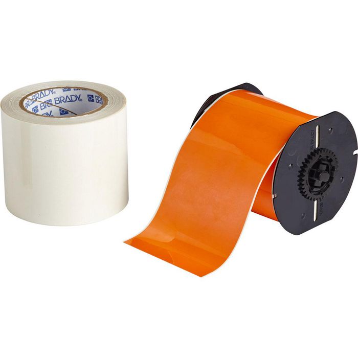 Brady Orange Toughstripe floor tape for BBP35/BBP37/S3xxx/i3300 printers 101 mm X 30.40 m - W126065701