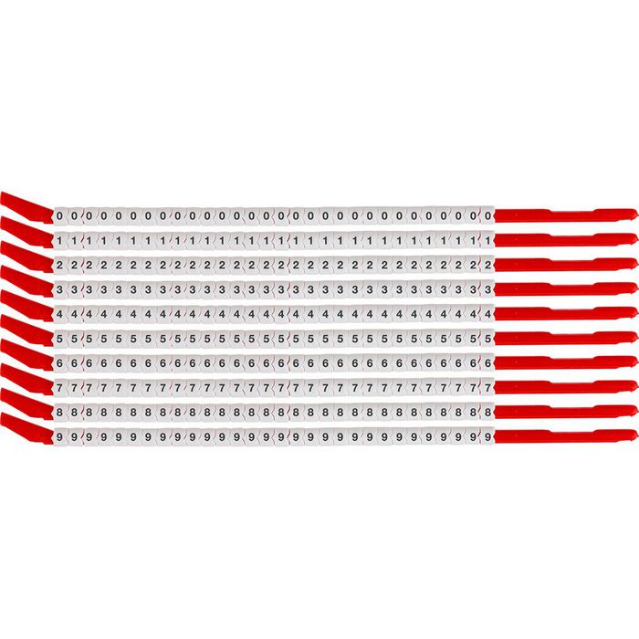 Brady Clip Sleeve Wire Markers Size 10 - W126058500