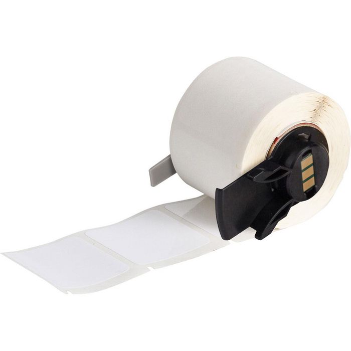 Brady Ultra Aggressive Polyester Asset and Equipment Tracking Labels, 250 Labels, Gloss, White - W126059137