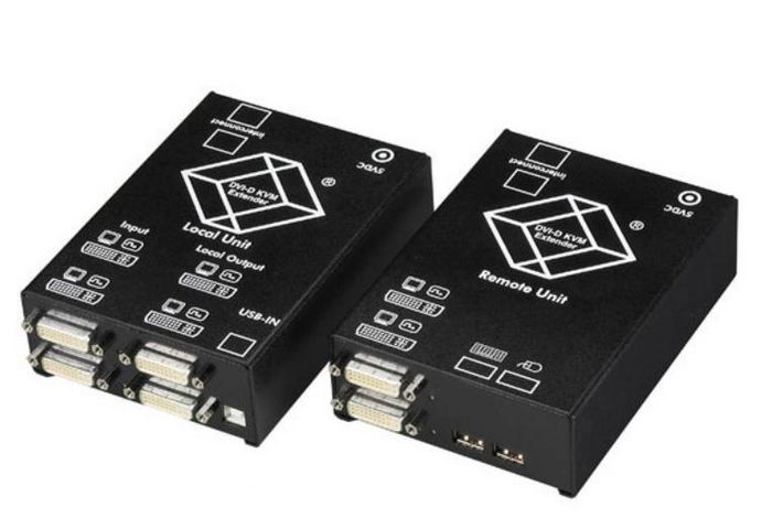 Black Box CATx KVM Extender – DVI-D, USB HID, audio, serial - W126112746