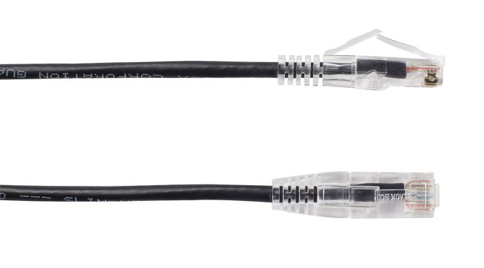 Black Box Slim-Net Low-Profile CAT6 250-MHz Ethernet Patch Cable - Snagless, Unshielded (UTP) - W126114323