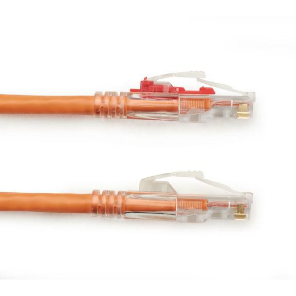 Black Box GigaTrue® 3 CAT6 550-MHz Ethernet Patch Cable with Lockable Connectors - UTP, CM PVC, Locking Snagless Boot - W126114491