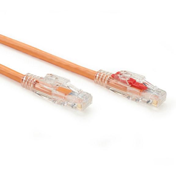 Black Box GigaTrue® 3 CAT6 550-MHz Ethernet Patch Cable with Lockable Connectors - UTP, CM PVC, Locking Snagless Boot - W126114491