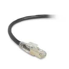 Black Box GigaTrue® 3 CAT6 250-MHz Ethernet Patch Cable with Lockable Connectors - Shielded (S/FTP), CM PVC, Locking Snagless Boot - W126114520