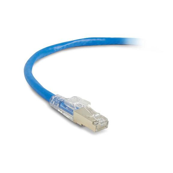 Black Box GigaTrue® 3 CAT6 250-MHz Ethernet Patch Cable with Lockable Connectors - Shielded (S/FTP), CM PVC, Locking Snagless Boot - W126114529