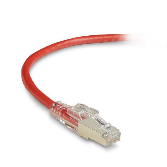 Black Box GigaTrue® 3 CAT6 250-MHz Ethernet Patch Cable with Lockable Connectors - Shielded (S/FTP), CM PVC, Locking Snagless Boot - W126114559