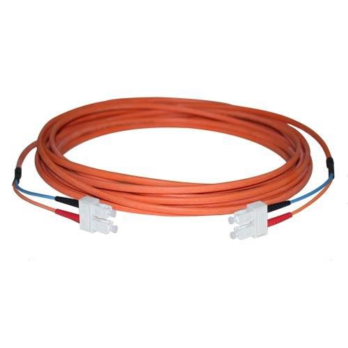 Black Box FO, OM2, 15 m, Multimode Patch Cable, 50µm, LSZH, Red - W126115095