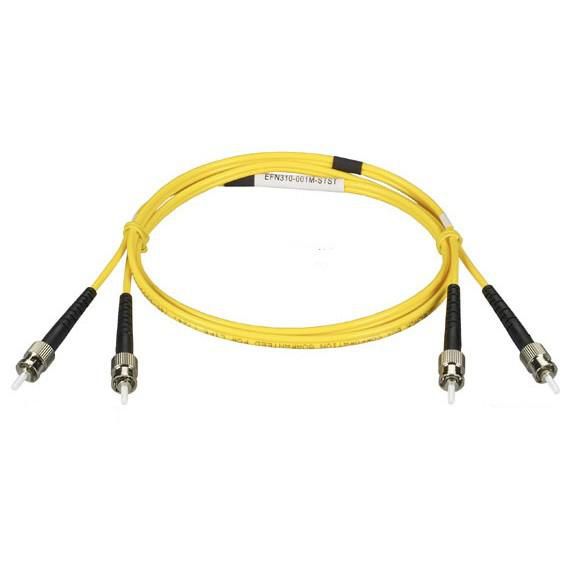 Black Box Single-Mode, 9-Micron Duplex Fiber Optic Cable, LC-LC, PVC, 1-m (3.2-ft.) - W126115882