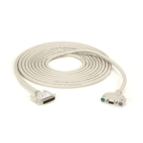 Black Box KVM User Cable - Ultra Series, Coax, VGA, PS/2, Audio, 50-ft. (15.2-m) - W126116019