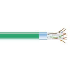Black Box CAT6 400-MHz Shielded Solid Bulk Cable (F/UTP), Plenum, 1000-ft. (304.8-m), Green - W126116835