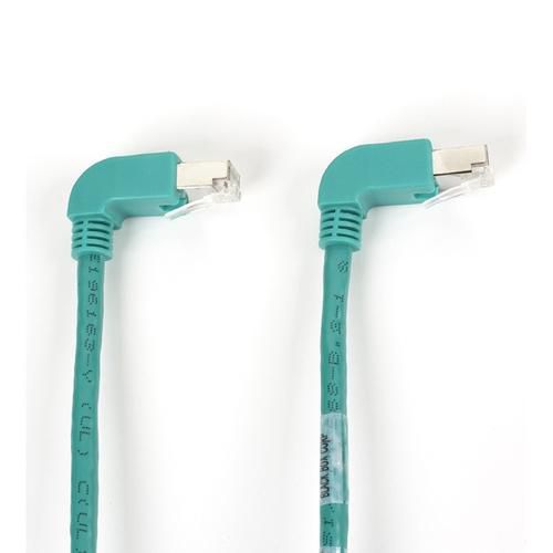 Black Box SpaceGAIN CAT6 250-MHz Ethernet Patch Cable – Molded Angled Boots, S/FTP - W126116861