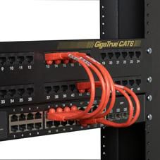 Black Box Cordon de brassage Ethernet CAT6 550 MHz GigaTrue® anti-accrochage, non blindé (UTP) - W126117188