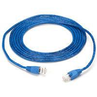 Black Box CAT5e 350-MHz Solid Conductor Backbone Cable - Unshielded, PVC, Straight-Pinned, Blue, 50-ft. (15.2-m) - W126117464