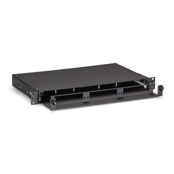 Black Box Rackmount Fiber Shelf, Pull-Out Tray, 1U - W126132749