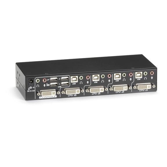 Black Box Commutateur KVM USB DVI, série DT, 2-/4-Port - W126133042