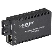 Black Box 1000-Mbps Copper to 1000-Mbps Fiber, Multimode, 850nm, 220m, SC - W126133855