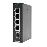 Black Box Industrial Gigabit Ethernet PoE+ Switch - Extreme Temperature, 5-Port - W126134054