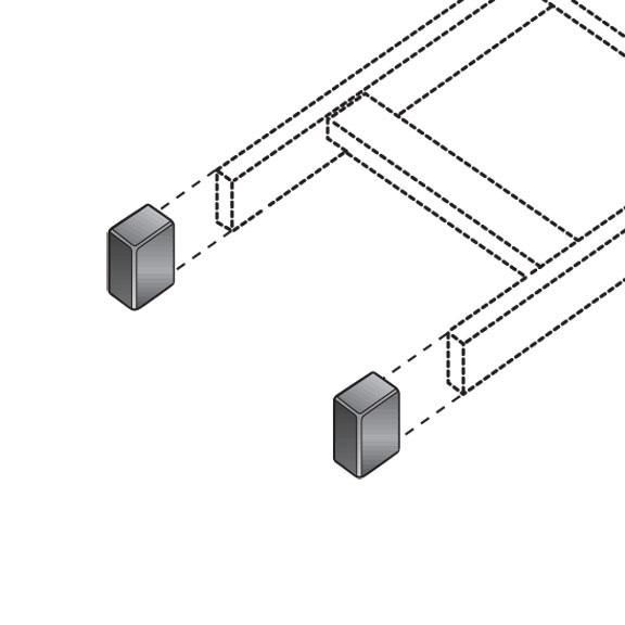 Black Box Ladder Rack End Cap Kit - (2) Caps - W126134915
