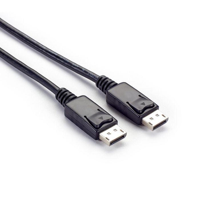Black Box DisplayPort 1.2 Cable with Latches - Male/Male, 4K, 60Hz, 1m - W126135548
