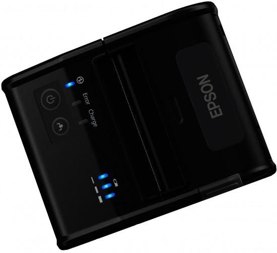 Epson Themal Line, 100mm/sec, 203 x 203DPI, USB 2.0 Type Mini-B, Bluetooth, 53dB, 110 x 140 x 64mm, 0.5kg, Black - W126140810