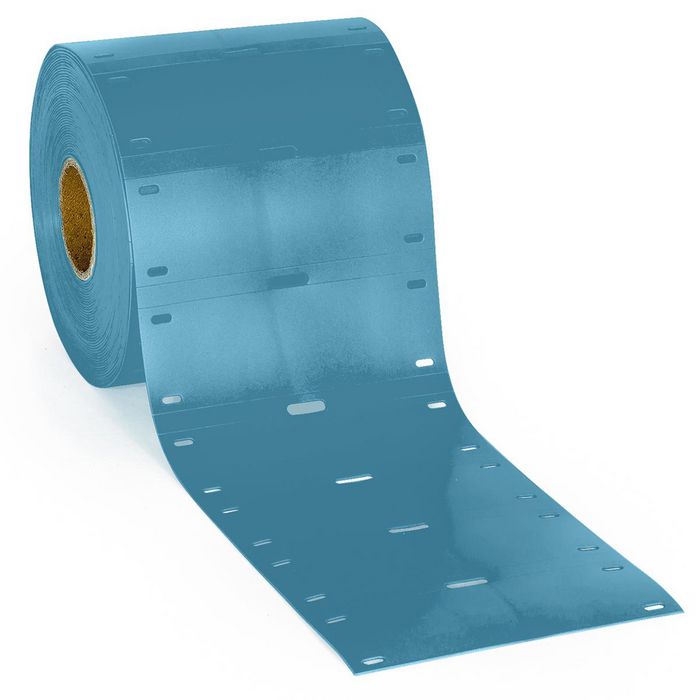 Brady 25 mm Small Core Thermoplastic Polyether Polyurethane Tags, 250 Tags, Matt, Blue - W126059212