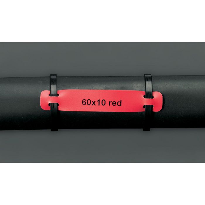 Brady Heatex Cable Markers, 60 x 10 mm, 1000 Markers, Matt, Red - W126064487