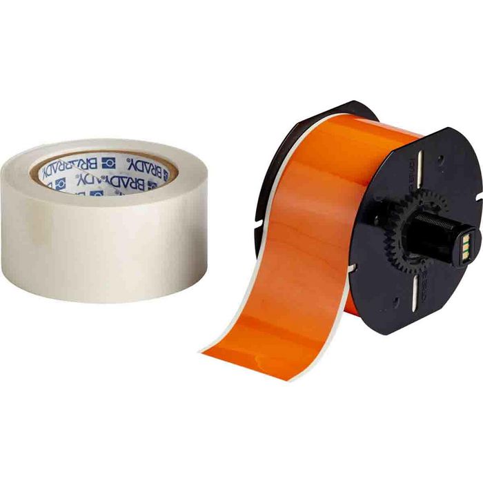 Brady Orange Toughstripe floor tape for BBP35/BBP37/S3xxx/i3300 printers 57 mm X 30.40 m - W126065342
