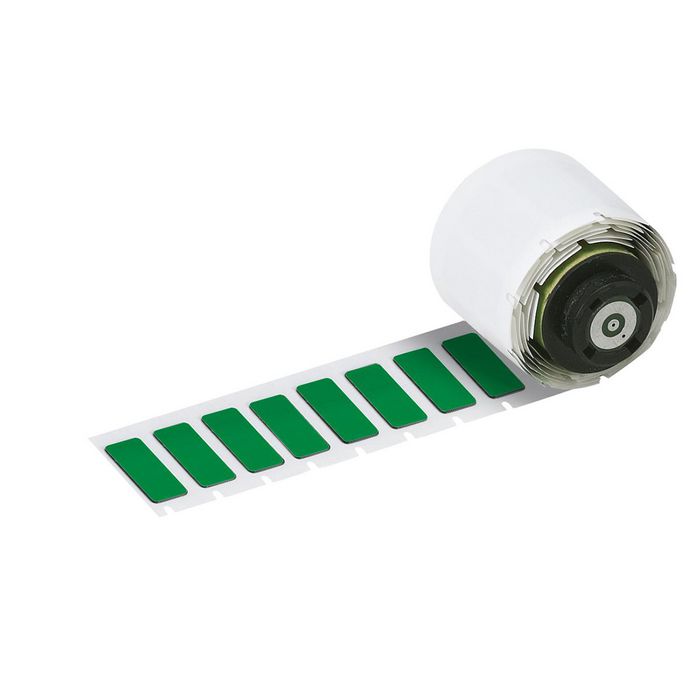 Brady Polyethylene Foam Laminate Polyester, 8 x 27mm, 250 Label(s)/Roll, Green - W126058215