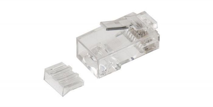 Lanview RJ45 UTP plug Cat6 for AWG 24-26 solid/stranded conductor 10pcs. - W125960698