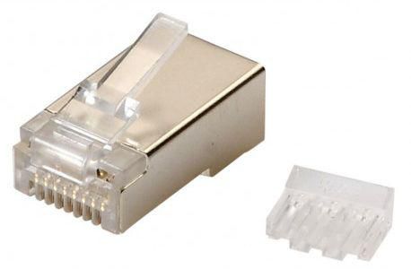Lanview RJ45 FTP plug Cat6 for AWG 24-26 solid/stranded conductor 10pcs. - W125960699
