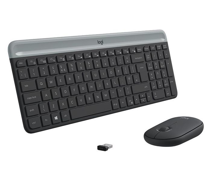 Logitech Slim Wireless Keyboard and Mouse Combo MK470 - W126142149