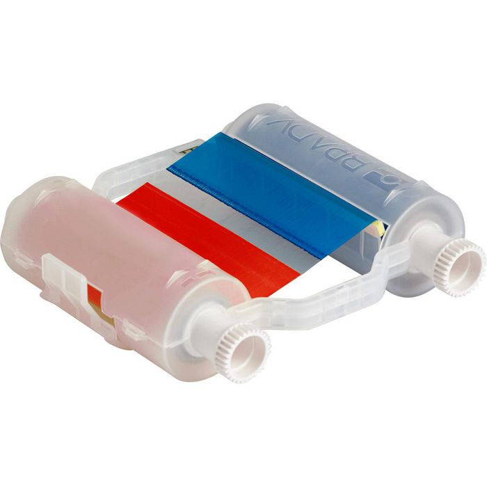Brady Red and Blue Heavy-Duty Ribbon for BBP35 and BBP37 Printers 110 mm X 60 m - W126062136