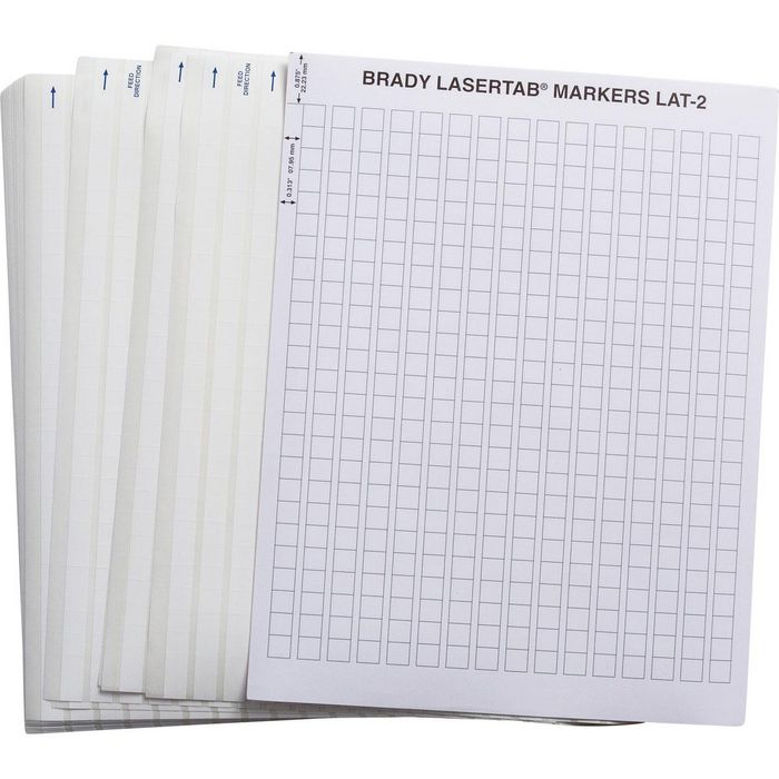 Brady Laser Printable Polyester Sign and Label Blanks - W126062641