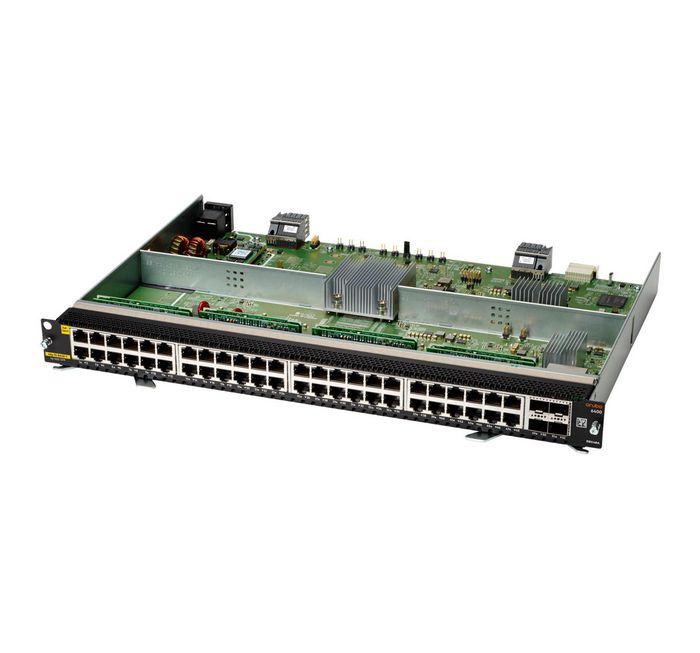 Hewlett Packard Enterprise Module Aruba 6400 48 ports 1GbE Classe 6 PoE et 4 ports SFP56 - W126143109