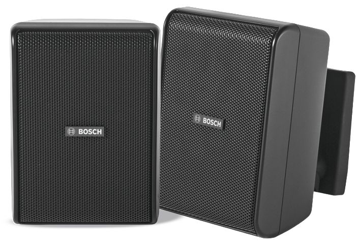 Bosch Cabinet speaker 4" 8 Ohm black pair - W125455174