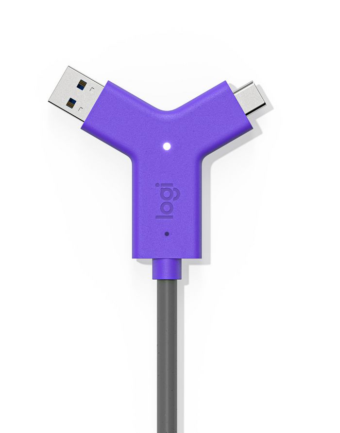Logitech USB A / USB C, 2x HDMI, USB A, 2x USB A, HDMI 2.0, USB 3.0, 164 x 90 x 27.4 mm - W126145967