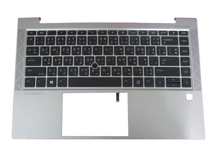 HP Top cover/keyboard, UK - W125929150