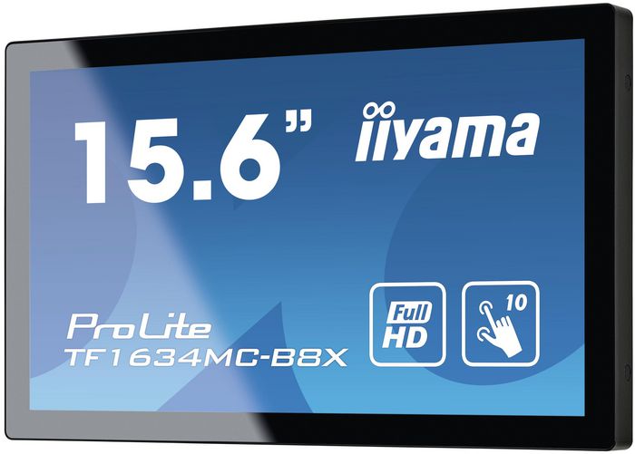 iiyama 15.6", 16:9, 1920x1080, IPS, VGA, HDMI, DP, IP65, DC 12V, 381x230.5x46 mm - W126088449