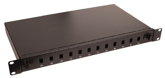 Lanview 12-Port Fibre patch panel for SC simplex/LC duplex connectors Fiber ODF - W125944822