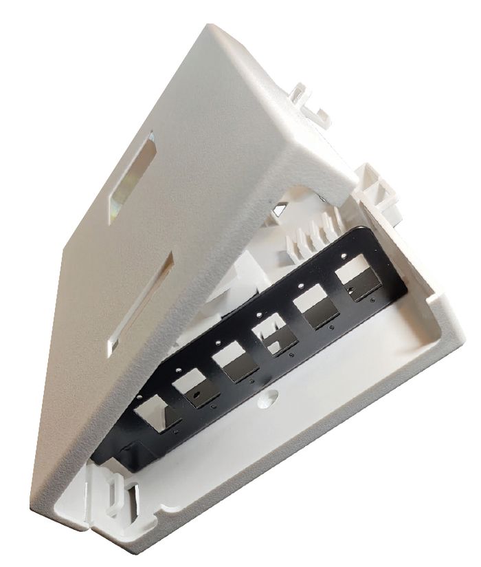 Lanview Fiber patch box for wallmount 6 x LC duplex - W125944829