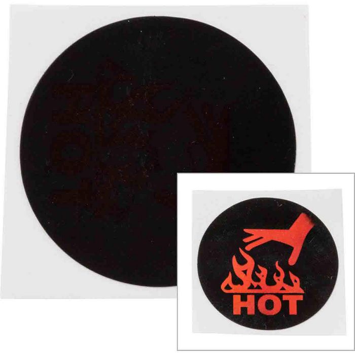 Brady Hot Temperature Indicating Label, 10 Label(s) / Pack - W126058076