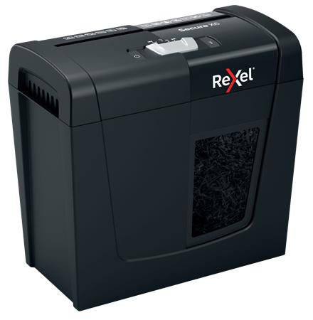 Rexel Rexel Secure X6 paper shredder shreds up to 6x A4 sheets. Ideal for home. P4 cross cut. - W126159327