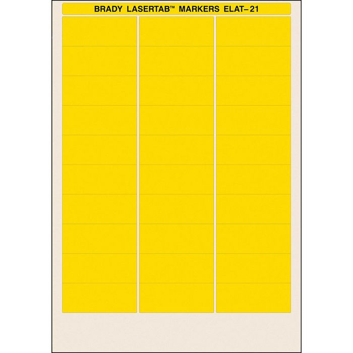 Brady LaserTab Polyester Labels A4 Sheets - W126056535