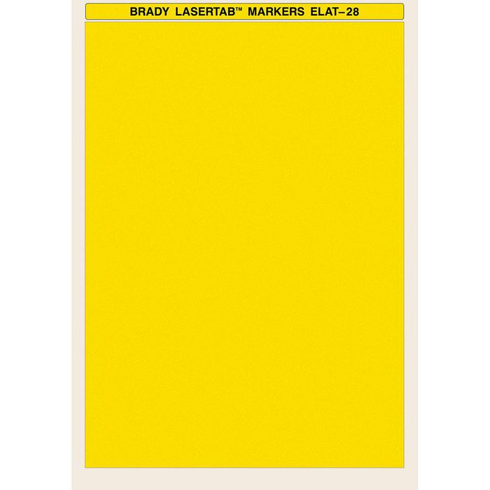 Brady LaserTab Polyester Labels A4 Sheets - W126061199