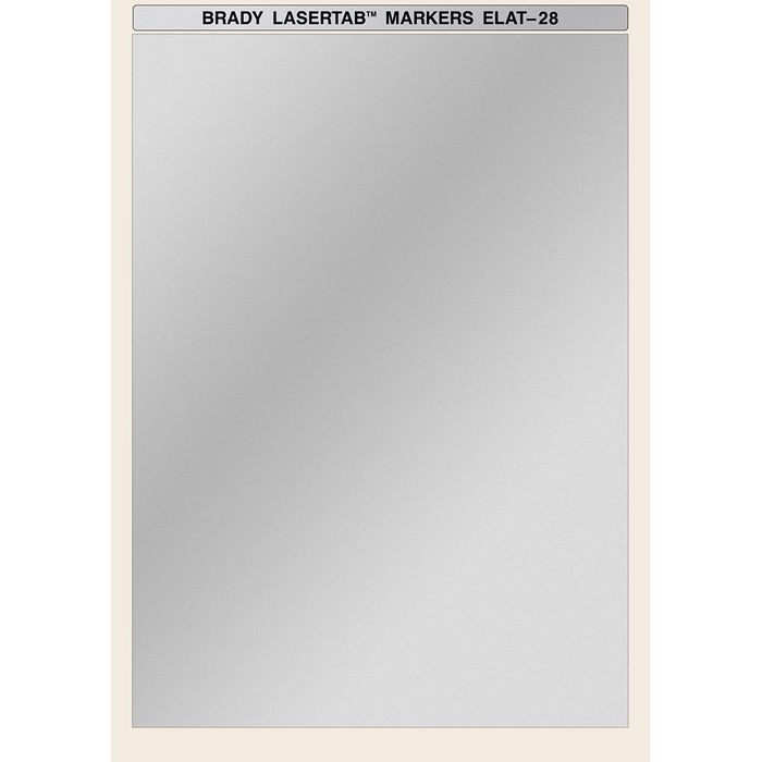 Brady LaserTab Polyester Labels A4 Sheets - W126061738