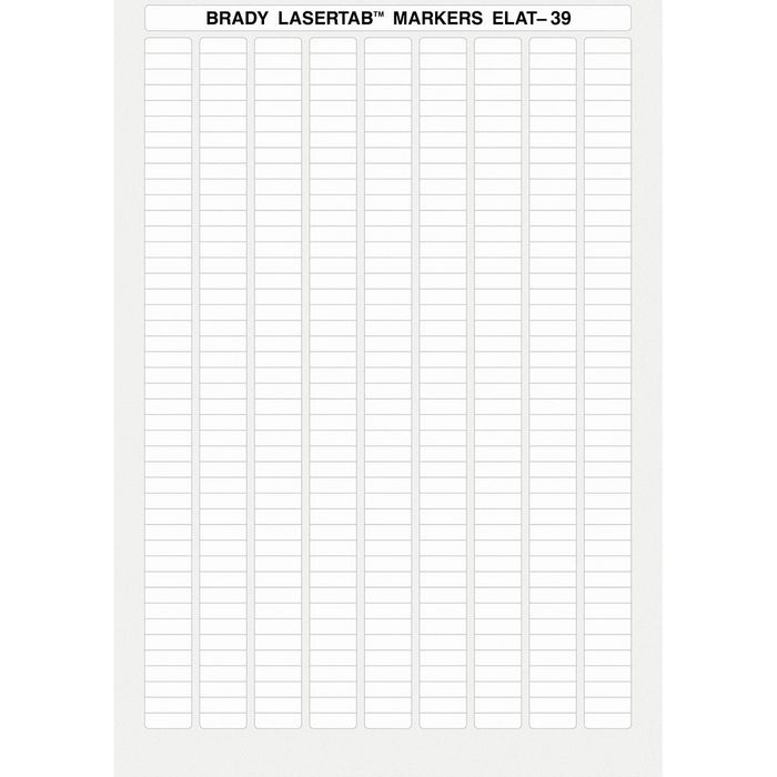 Brady LaserTab Polyester Labels A4 Sheets - W126061780